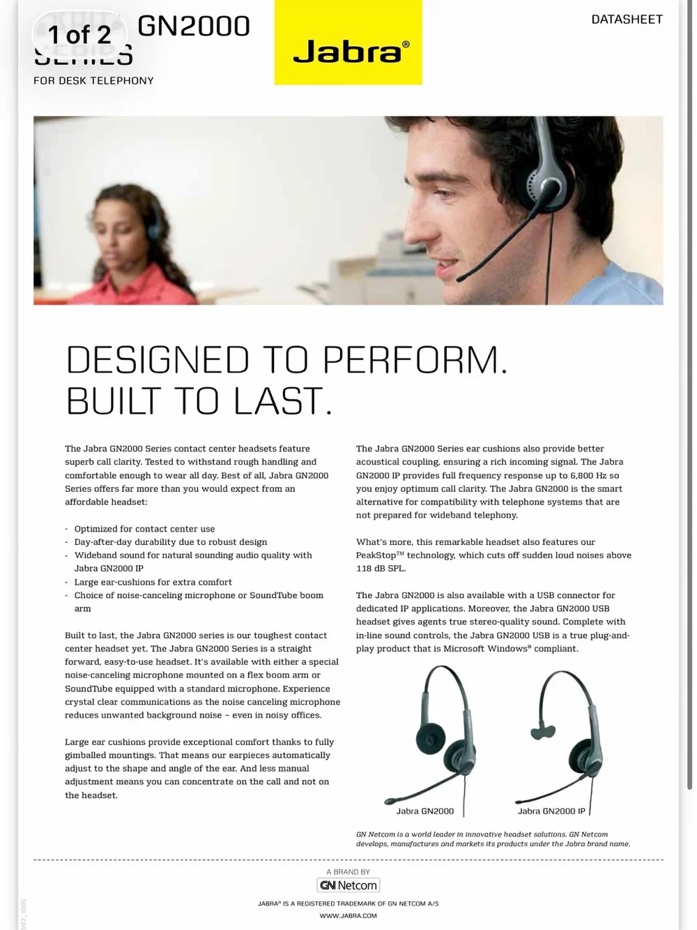 Jabra professional wired